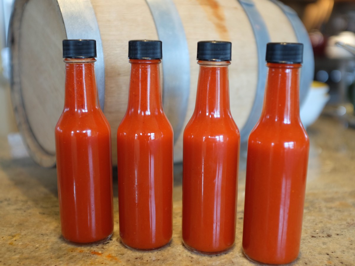 Custom hot sauce bottles